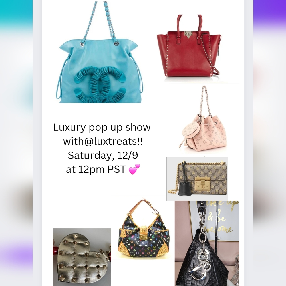 Luxury handbags and accessories 12/9